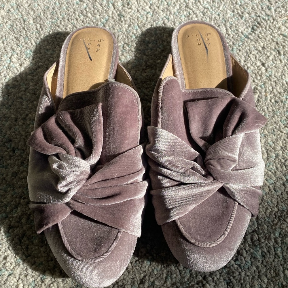 A new day velvet mules